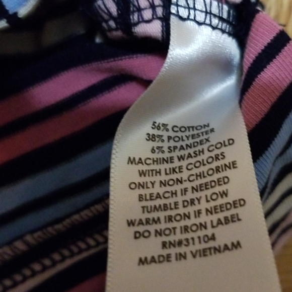 Kim Rogers striped top. - Picture 3 of 5